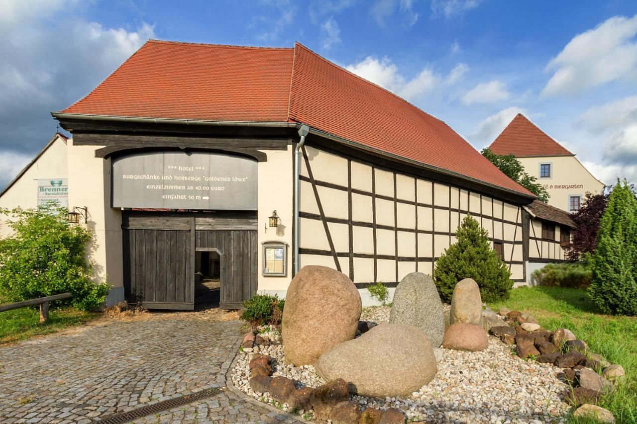Burgschaenke & Herberge Goldener Loewe Bad Düben Dış mekan fotoğraf